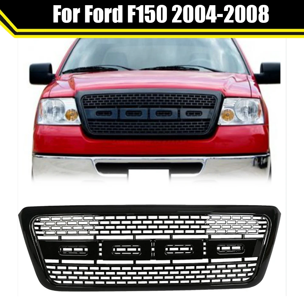 Front Raptor Hood Grille For Ford F150 2004-2008 Car Mesh Cover Racing Grill Upgrade Bumper Grills Modified Pickup Parts
Front Raptor Hood Grille For Ford F150 2004-2008 Car Mesh Cover Racing Grill Upgrade Bumper Grills Modified Pickup Parts