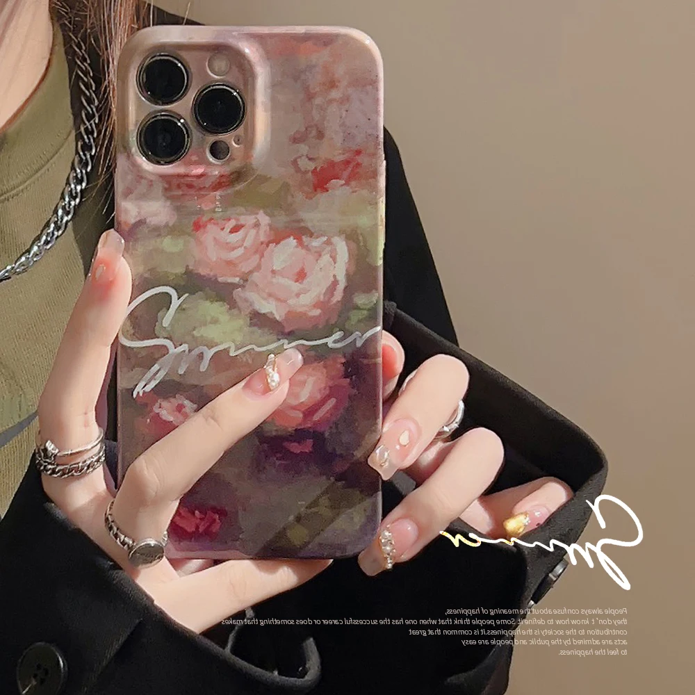 Oil Painting Flowers Phone Case For iPhone 14 11 12Pro Max 13 Pro Max X XS XR 7 8 Plus Soft Film Protector Shockproof Cover
Oil Painting Flowers Phone Case For iPhone 14 11 12Pro Max 13 Pro Max X XS XR 7 8 Plus Soft Film Protector Shockproof Cover
