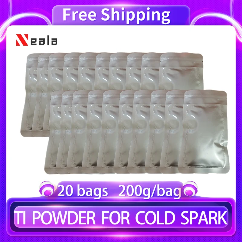 20bags Ti Powder for Cold Spark Machine Stage Light Effects Dmx Wedding Dust Certification For Firework Party DJ Bar LED KTV
20bags Ti Powder for Cold Spark Machine Stage Light Effects Dmx Wedding Dust Certification For Firework Party DJ Bar LED KTV