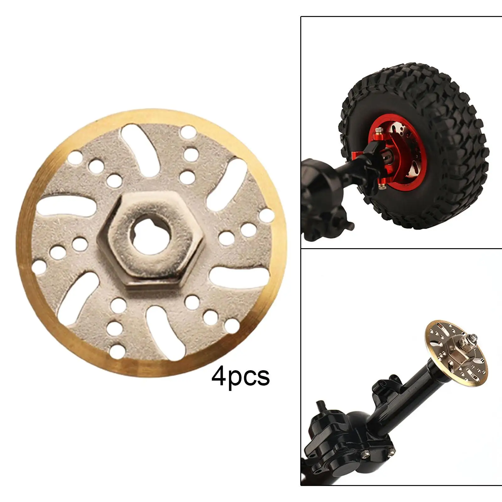 Brass RC Car Wheel Rim Tires Brake Disc for SCX24 C10 Axl0003 DIY Accs Car Crawler
Brass RC Car Wheel Rim Tires Brake Disc for SCX24 C10 Axl0003 DIY Accs Car Crawler