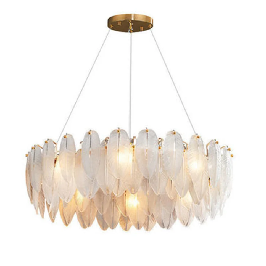 Nordic Luxury LED Chandeliers for Living Room Glasses Feather Chandeliers Dining Table Lamp Bedroom Light Fixtures
Nordic Luxury LED Chandeliers for Living Room Glasses Feather Chandeliers Dining Table Lamp Bedroom Light Fixtures