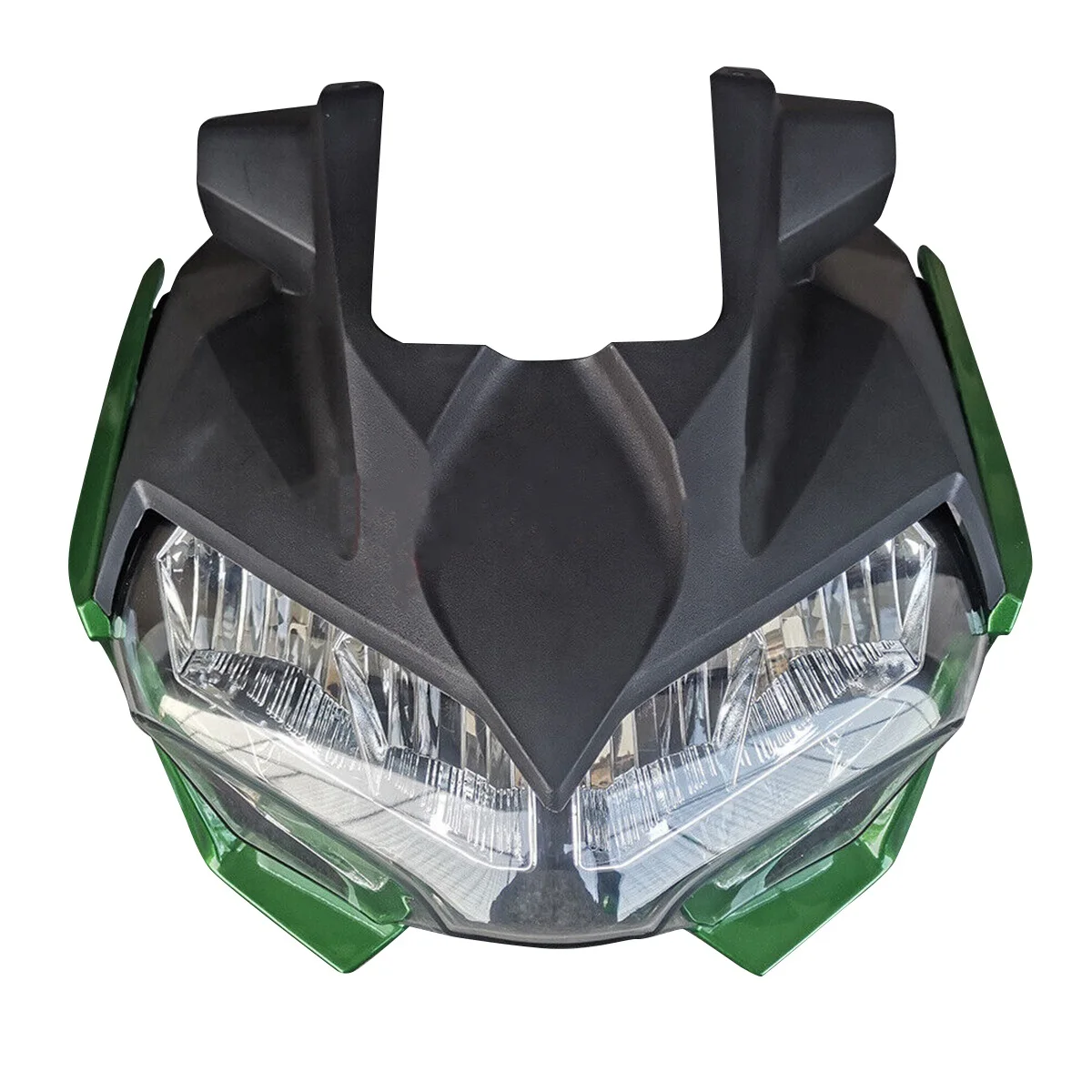 Motorcycle Headlight + Front Head Cowl Upper Nose Fairing for KAWASAKI Z400 2018-2022
Motorcycle Headlight + Front Head Cowl Upper Nose Fairing for KAWASAKI Z400 2018-2022