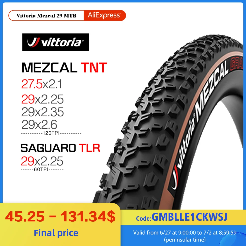 Vittoria Mezcal/Viararo 29/27.5 MTB Tubeless Tire Graphene 2.0 Gunung 29x2.25/2.1 XC-RACE Light Vacuum Off Road Bike
Vittoria Mezcal/Viararo 29/27.5 MTB Tubeless Tire Graphene 2.0 Gunung 29x2.25/2.1 XC-RACE Light Vacuum Off Road Bike