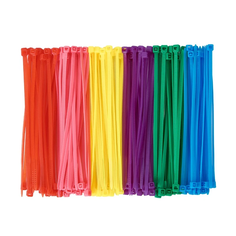 AT69 -600 Pieces (100 Per Color) Small Colored Zipper Ties 4Inch Multicolor Zipper Ties For Decorating Mesh Garland Supplies
AT69 -600 Pieces (100 Per Color) Small Colored Zipper Ties 4Inch Multicolor Zipper Ties For Decorating Mesh Garland Supplies