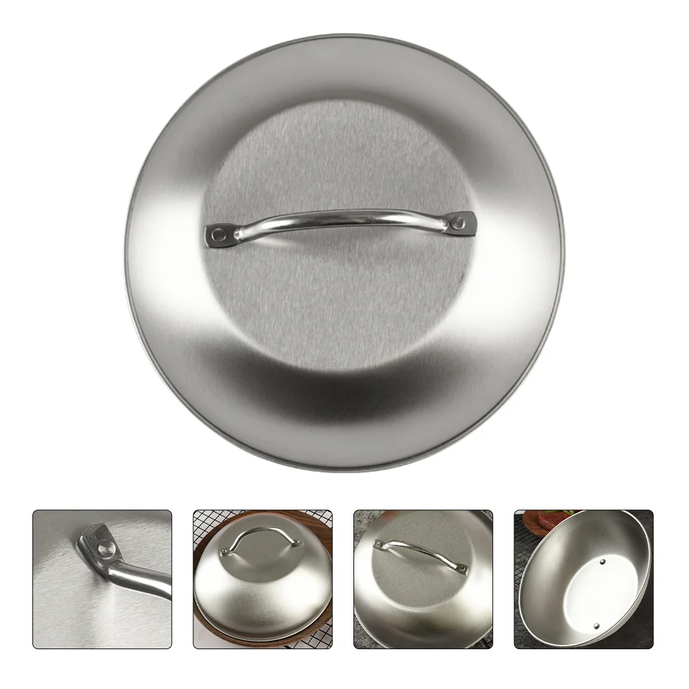 Outdoor Griddle Cover Fresh-keeping Stainless Steel Cookware Lid Protective Food Pan 22.4X22.4X10CM Silver
Outdoor Griddle Cover Fresh-keeping Stainless Steel Cookware Lid Protective Food Pan 22.4X22.4X10CM Silver