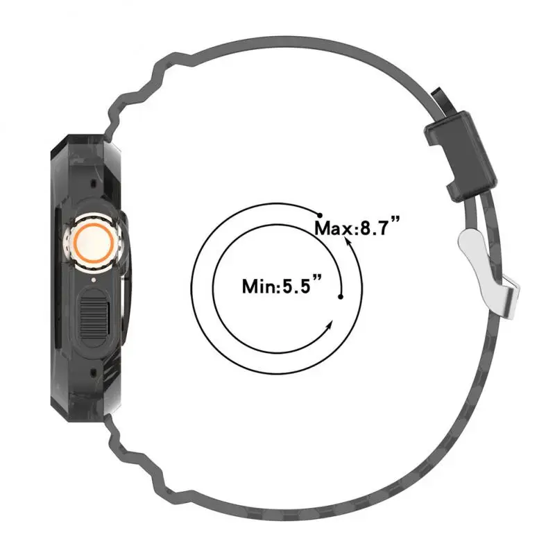 Ремешок для Apple Watch Ultra 49 мм, сменный прозрачный браслет для часов, износостойкий браслет для часов
Ремешок для Apple Watch Ultra 49 мм, сменный прозрачный браслет для часов, износостойкий браслет для часов