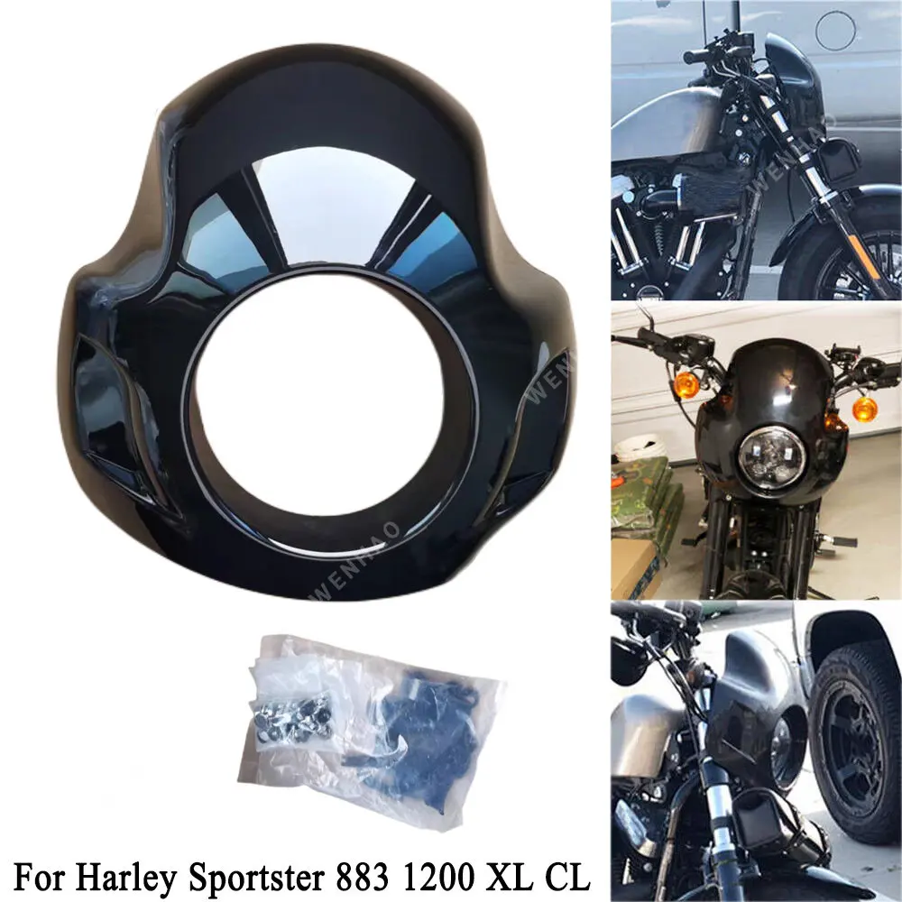 Обтекатель для передней фары мотоцикла Harley Sportster 883 1200 XL CL глянцевый черный
Обтекатель для передней фары мотоцикла Harley Sportster 883 1200 XL CL глянцевый черный