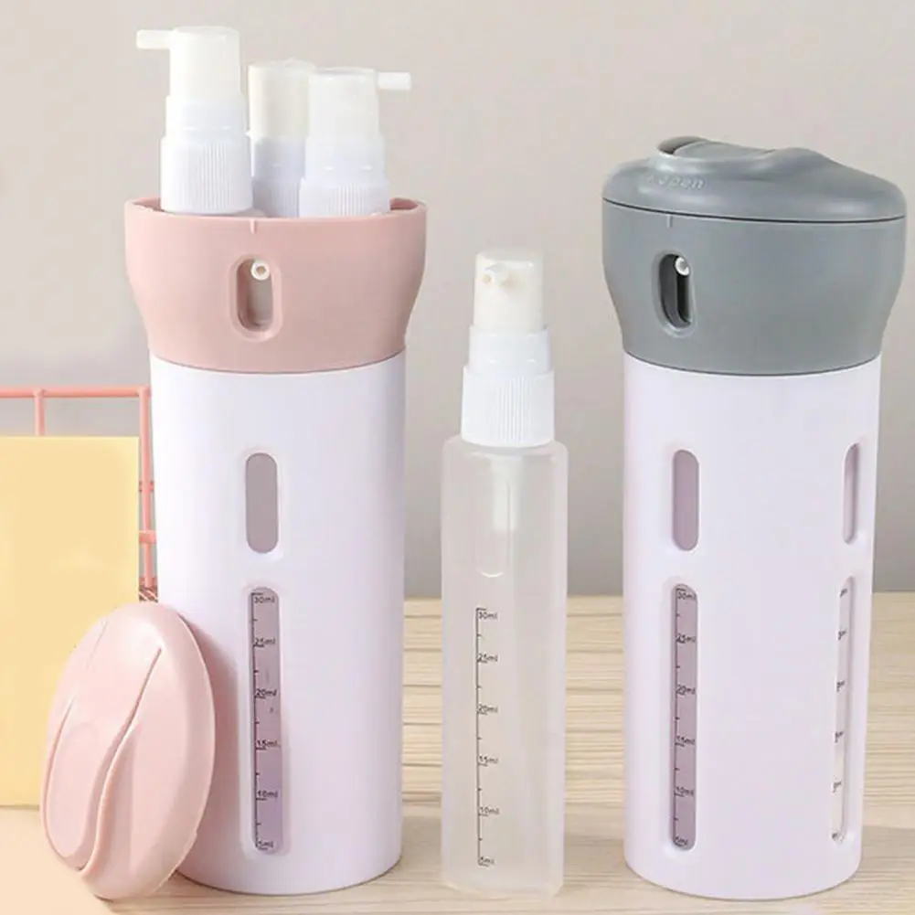 1 Set 40ml*4 Dispenser Bottle Rotary Switching Lotion Leak-proof 4-in-1 Business Trip Cosmetic Lotion Perfume Empty Bottle
1 Set 40ml*4 Dispenser Bottle Rotary Switching Lotion Leak-proof 4-in-1 Business Trip Cosmetic Lotion Perfume Empty Bottle