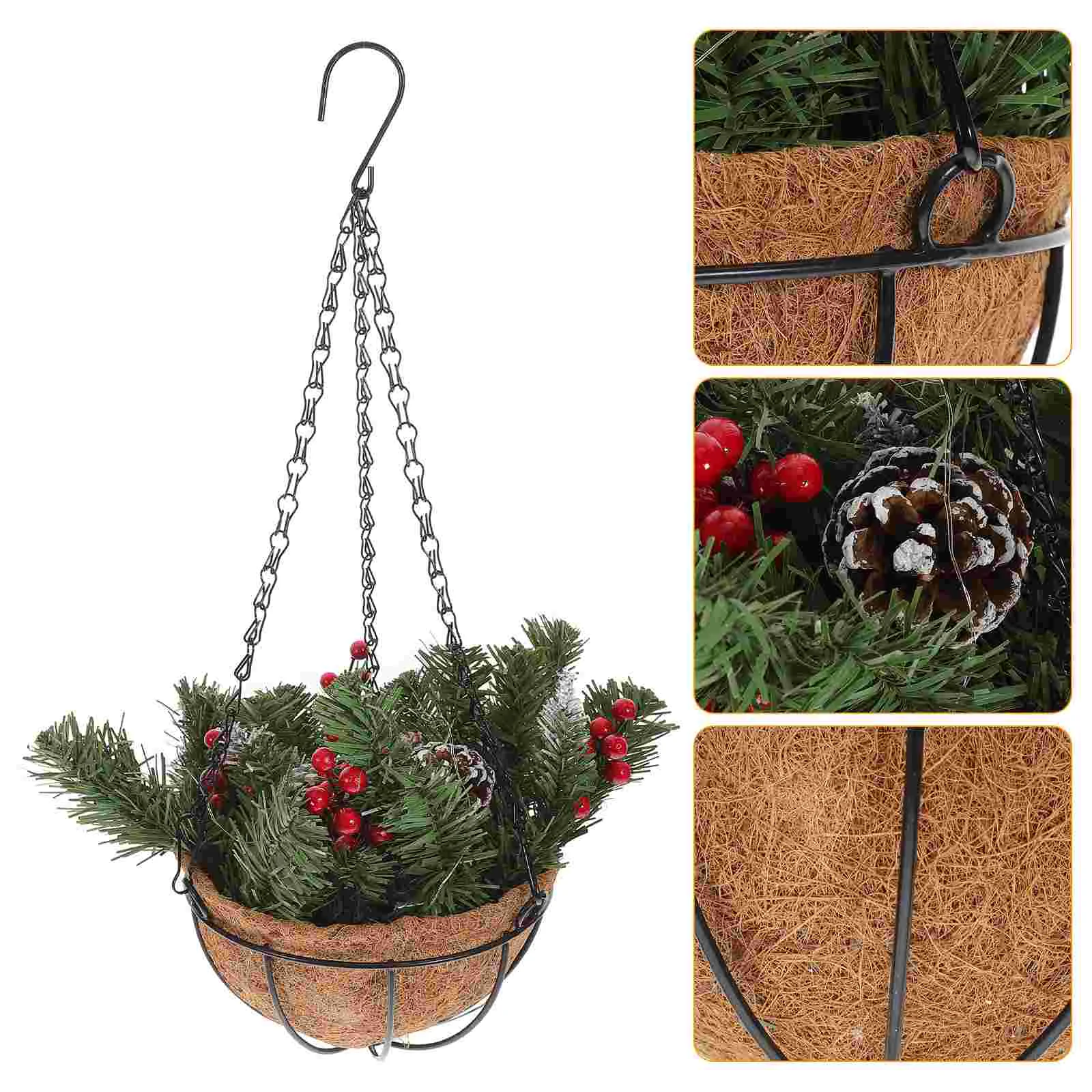 Flower Basket Christmas Glowing Hanging Chrismas Wreath Pre Lit Garland Plastic Xmas Scene Pendant
Flower Basket Christmas Glowing Hanging Chrismas Wreath Pre Lit Garland Plastic Xmas Scene Pendant