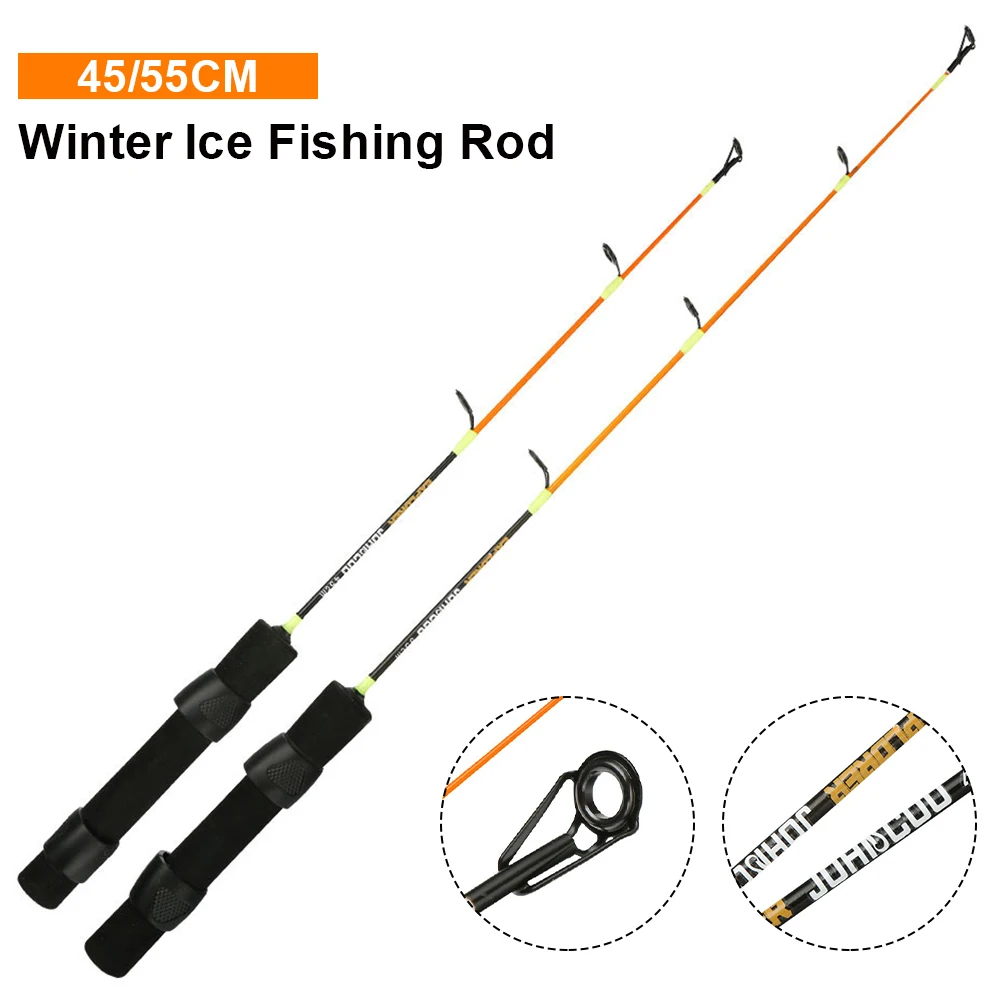45cm/55cm Ultralight Winter Ice Fishing Rod Sensitive Spinning Ice Fishing Pole Spinning Rod Fishing Carbon Fiber Spinning Rod
45cm/55cm Ultralight Winter Ice Fishing Rod Sensitive Spinning Ice Fishing Pole Spinning Rod Fishing Carbon Fiber Spinning Rod
