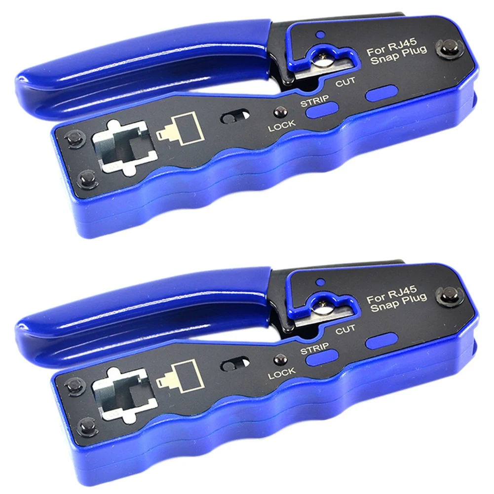 2X HY-670 8P8C RJ45 Cable Crimper Ethernet Perforated Connector Crimping Tools Multi-Function Network Tools Cable Clamps
2X HY-670 8P8C RJ45 Cable Crimper Ethernet Perforated Connector Crimping Tools Multi-Function Network Tools Cable Clamps