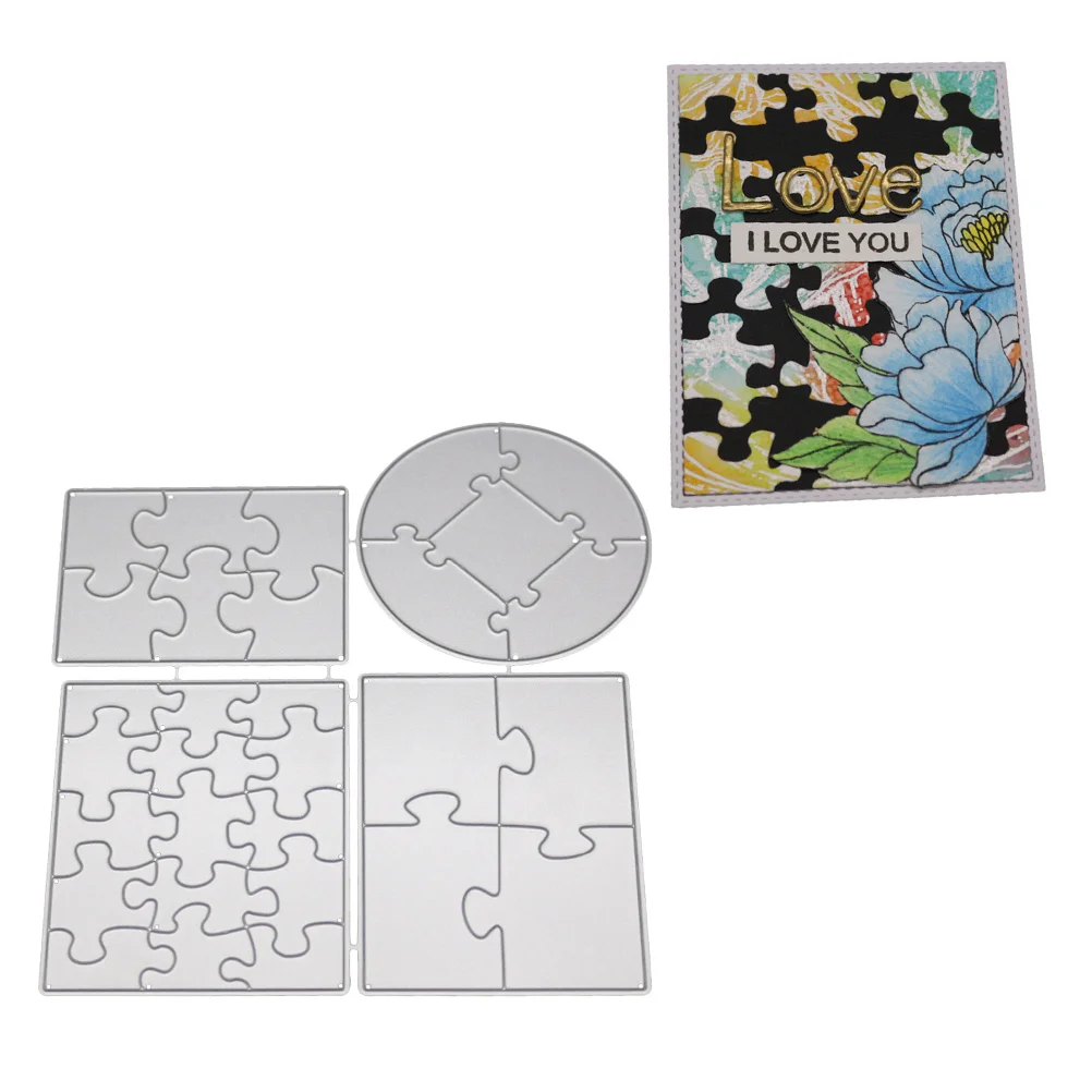 1pc DIY Puzzle Puzzle Embossing Stencils Template Puzzle Die Cuts Embossing Frame Craft Templates New Year Embossing Templates
1pc DIY Puzzle Puzzle Embossing Stencils Template Puzzle Die Cuts Embossing Frame Craft Templates New Year Embossing Templates