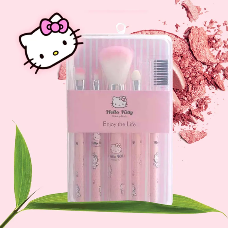 5 шт., набор косметических кистей Hello Kitty Sanrio, Милая Кисть для основы под макияж, мультяшная кисть для губ, портативная кисть, кисть для теней, бровей, для девушек
5 шт., набор косметических кистей Hello Kitty Sanrio, Милая Кисть для основы под макияж, мультяшная кисть для губ, портативная кисть, кисть для теней, бровей, для девушек