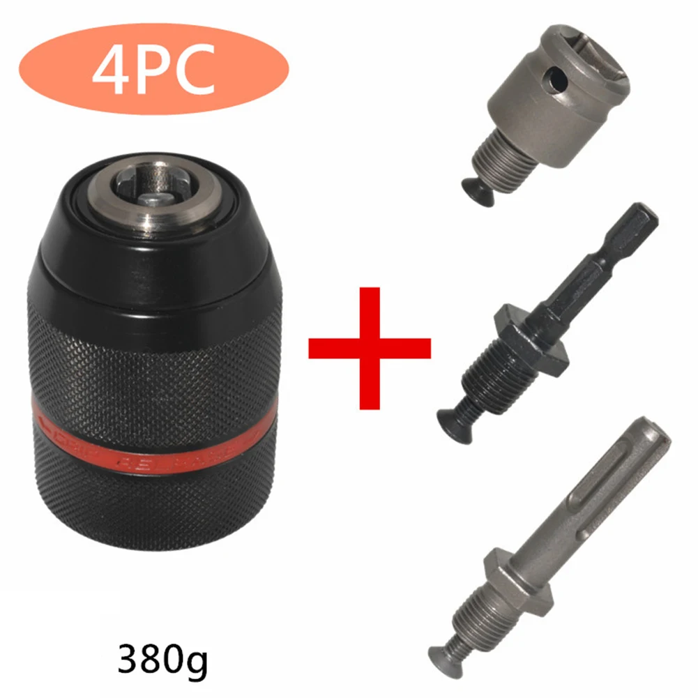 Metal Heavy Duty 1/2-20UNF 13mm Keyless Drill Chuck Hex Shank/SDS/Socket Square Female Adaptor Hardware Tool
Metal Heavy Duty 1/2-20UNF 13mm Keyless Drill Chuck Hex Shank/SDS/Socket Square Female Adaptor Hardware Tool