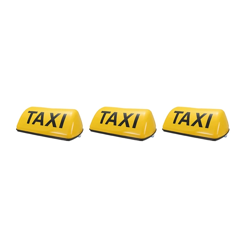 3X 12V Waterproof Top Sign Magnetic Meter Cab Lamp Light LED TAXI Signal Lamp - Yellow
3X 12V Waterproof Top Sign Magnetic Meter Cab Lamp Light LED TAXI Signal Lamp - Yellow
