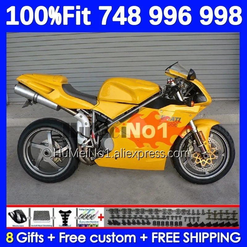 Injection Kit For DUCATI 748 853 916 996 998 S R 94 95 96 97 98 122No.22 yellow stock 748S 998R 996R 1999 2000 2001 2002 Fairing
Injection Kit For DUCATI 748 853 916 996 998 S R 94 95 96 97 98 122No.22 yellow stock 748S 998R 996R 1999 2000 2001 2002 Fairing