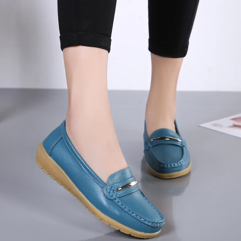2023 New Genuine Leather Shoes Woman Slip On Women Flats Moccasins Women's Loafers Spring Autumn Mother Shoe Big Size 88
2023 New Genuine Leather Shoes Woman Slip On Women Flats Moccasins Women's Loafers Spring Autumn Mother Shoe Big Size 88