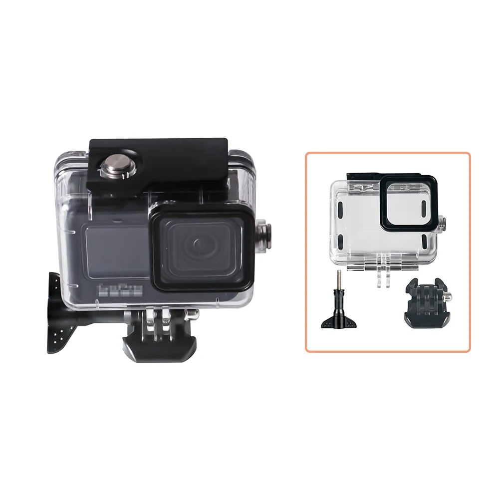 Waterproof Anti-fall Housing Case for GoPro Hero 9/GoPro 11 Sports Action Camera Black Diving Protective Cover Accessory
Waterproof Anti-fall Housing Case for GoPro Hero 9/GoPro 11 Sports Action Camera Black Diving Protective Cover Accessory