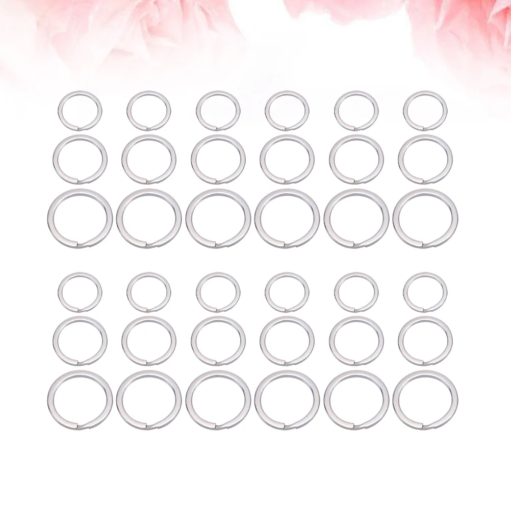 Key Ring Rings Flat Chain Keychain Jump Holder Keyring Connector Clip Metal Making Plated Steel Stainless Part Set Retro Round 
Key Ring Rings Flat Chain Keychain Jump Holder Keyring Connector Clip Metal Making Plated Steel Stainless Part Set Retro Round