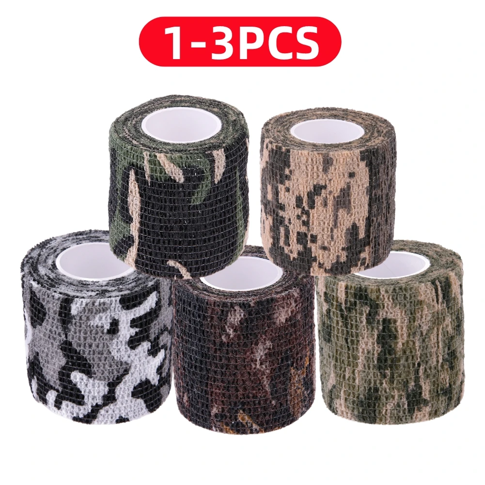 Hunt Disguise Elastoplast Camouflage Elastic Wrap Tape Self Adhesive Sports Protector Ankle Knee Finger Arm Bandage
Hunt Disguise Elastoplast Camouflage Elastic Wrap Tape Self Adhesive Sports Protector Ankle Knee Finger Arm Bandage
