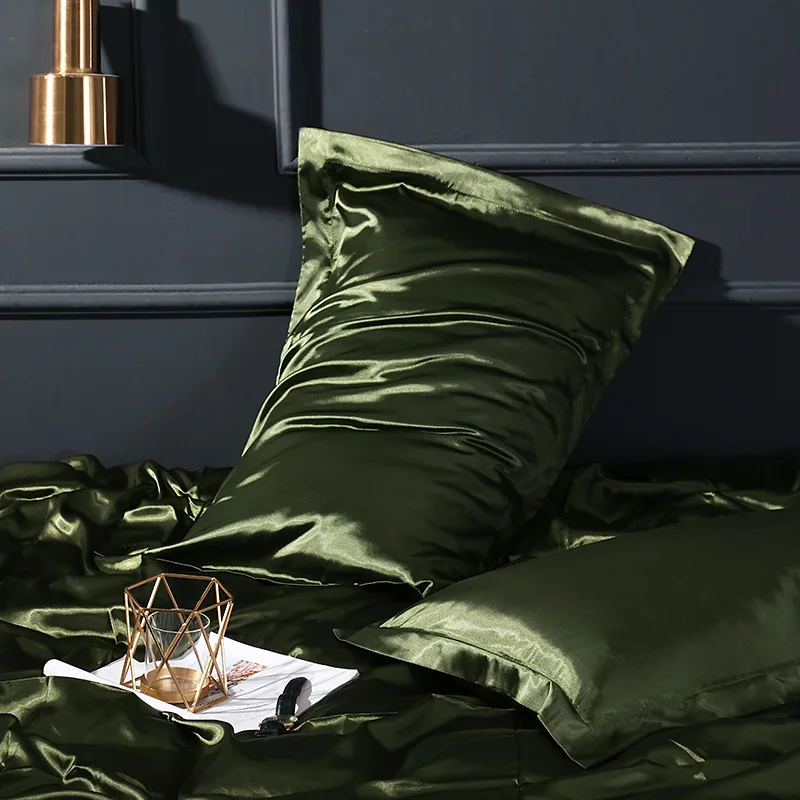 2pcs 100% Pure Satin Soft Pillowcase Bedding Queen King Silky Pillow Cover Pillow Cases for Adult Women Man Kid Sleeping
2pcs 100% Pure Satin Soft Pillowcase Bedding Queen King Silky Pillow Cover Pillow Cases for Adult Women Man Kid Sleeping