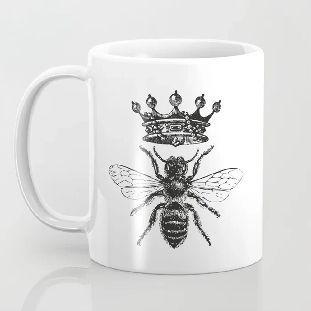 The bee and crown Bee emperor Mug 11oz Ceramic Tea Cup Office Coffee Mug The Bee lovers Birthday Gift Mug
The bee and crown Bee emperor Mug 11oz Ceramic Tea Cup Office Coffee Mug The Bee lovers Birthday Gift Mug