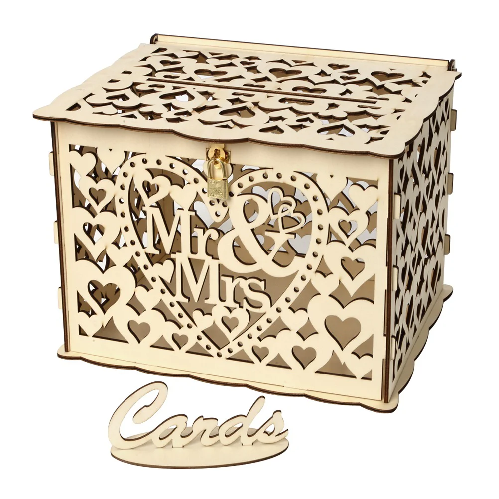 Box Wedding Gift Wooden Wood Boxes Envelope Money Fund Rustic Holder Letter Diy Reception Jewelry Flower Invitation Party
Box Wedding Gift Wooden Wood Boxes Envelope Money Fund Rustic Holder Letter Diy Reception Jewelry Flower Invitation Party