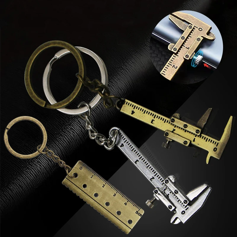 Mini Caliper Keychain Vernier Caliper Gauging Key Chains Calipers Measuring Tools Accessories Rulers Bag Pendant Car Key Ring
Mini Caliper Keychain Vernier Caliper Gauging Key Chains Calipers Measuring Tools Accessories Rulers Bag Pendant Car Key Ring