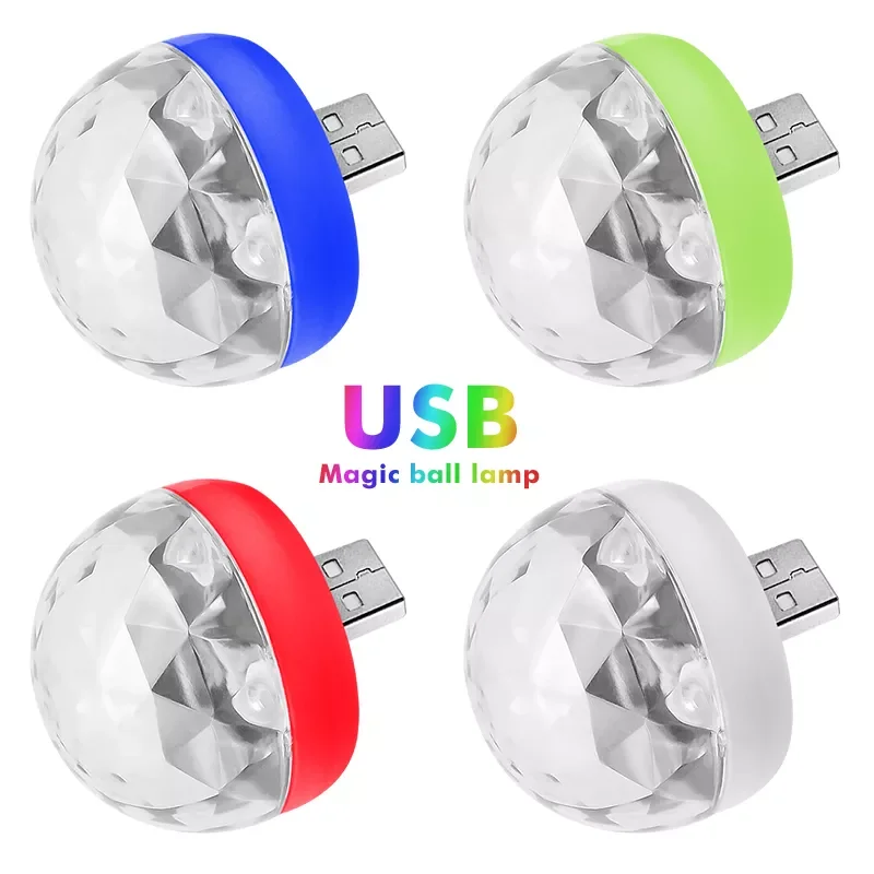 Hot Sell RGB Mini USB LED Party Lights Portable Sound Control Magic Ball 4W Mini Colorful DJ Magic Disco Stage Lights For Mobile
Hot Sell RGB Mini USB LED Party Lights Portable Sound Control Magic Ball 4W Mini Colorful DJ Magic Disco Stage Lights For Mobile