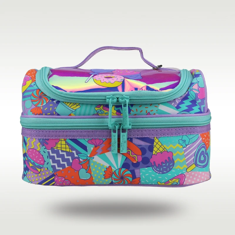 Австралийская оригинальная детская сумка для ланча Smiggle, сумка для девушек, милая красочная сумка для мороженого, коробка для ланча с фруктами, сумка 9 дюймов
Австралийская оригинальная детская сумка для ланча Smiggle, сумка для девушек, милая красочная сумка для мороженого, коробка для ланча с фруктами, сумка 9 дюймов