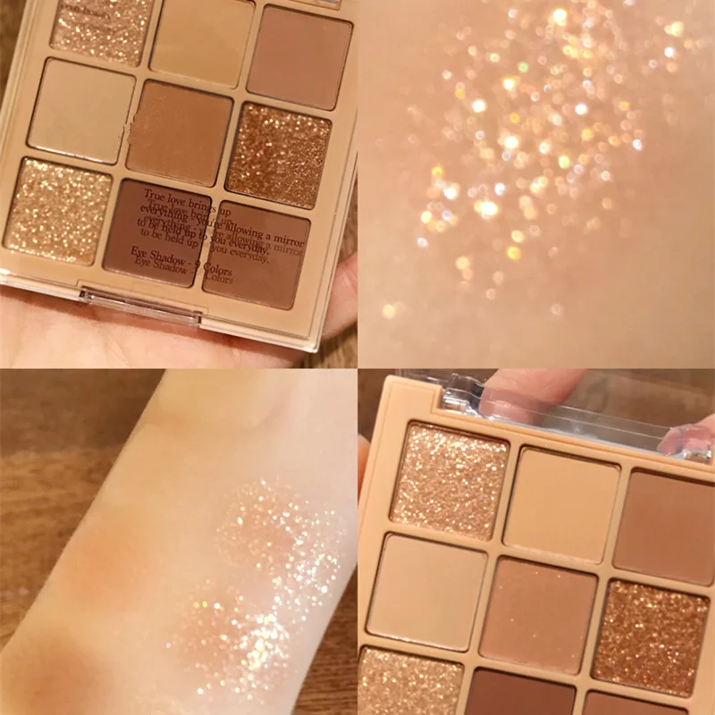 7799 new Korean nine color eyeshadow palette pure desire oatmeal milk tea tea art sense new color chocolate cosmetics
7799 new Korean nine color eyeshadow palette pure desire oatmeal milk tea tea art sense new color chocolate cosmetics