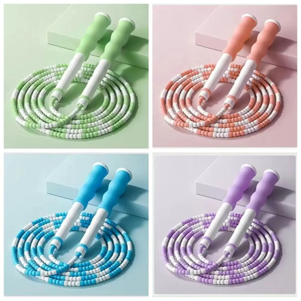 Anti-Skid Soft Bead Skipping Rope 2.6m Adjustable Segmented Fitness Jump Rope Unisex Environment Protection Home Exercise
Anti-Skid Soft Bead Skipping Rope 2.6m Adjustable Segmented Fitness Jump Rope Unisex Environment Protection Home Exercise