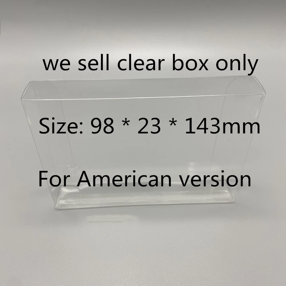 Коллекционная витрина для семейного компьютера FC/Nintendo/Famicom, прозрачная коробка для хранения игр, прозрачная оболочка
Коллекционная витрина для семейного компьютера FC/Nintendo/Famicom, прозрачная коробка для хранения игр, прозрачная оболочка