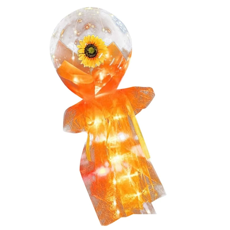 1 PCS LED Sunflowers Glowing Balloon Artificial Bouquet Luminous Transparent Balloons DIY Xmas Party Wedding Decoration
1 PCS LED Sunflowers Glowing Balloon Artificial Bouquet Luminous Transparent Balloons DIY Xmas Party Wedding Decoration