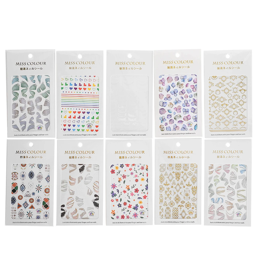 10pcs Exquisite Nail Art Sticker Christmas Fashionable Nail DIY Decal Manicure Tool
10pcs Exquisite Nail Art Sticker Christmas Fashionable Nail DIY Decal Manicure Tool