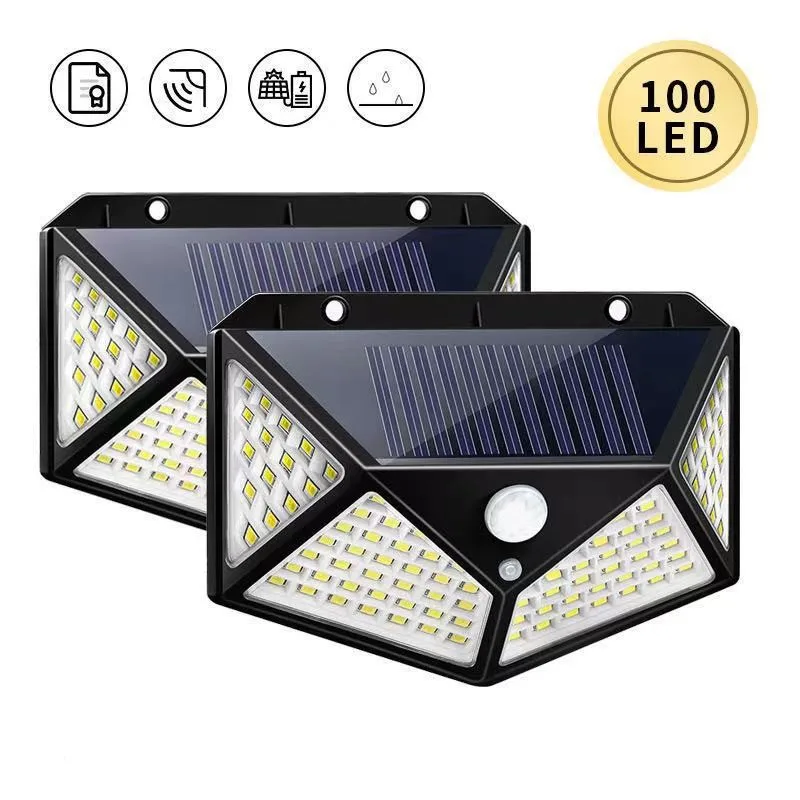 100 LED Solar Wall Lights Waterproof Solar Lights Outdoor Wireless Solar Powered Sunlight Street Light for Garden Decoration
100 LED Solar Wall Lights Waterproof Solar Lights Outdoor Wireless Solar Powered Sunlight Street Light for Garden Decoration