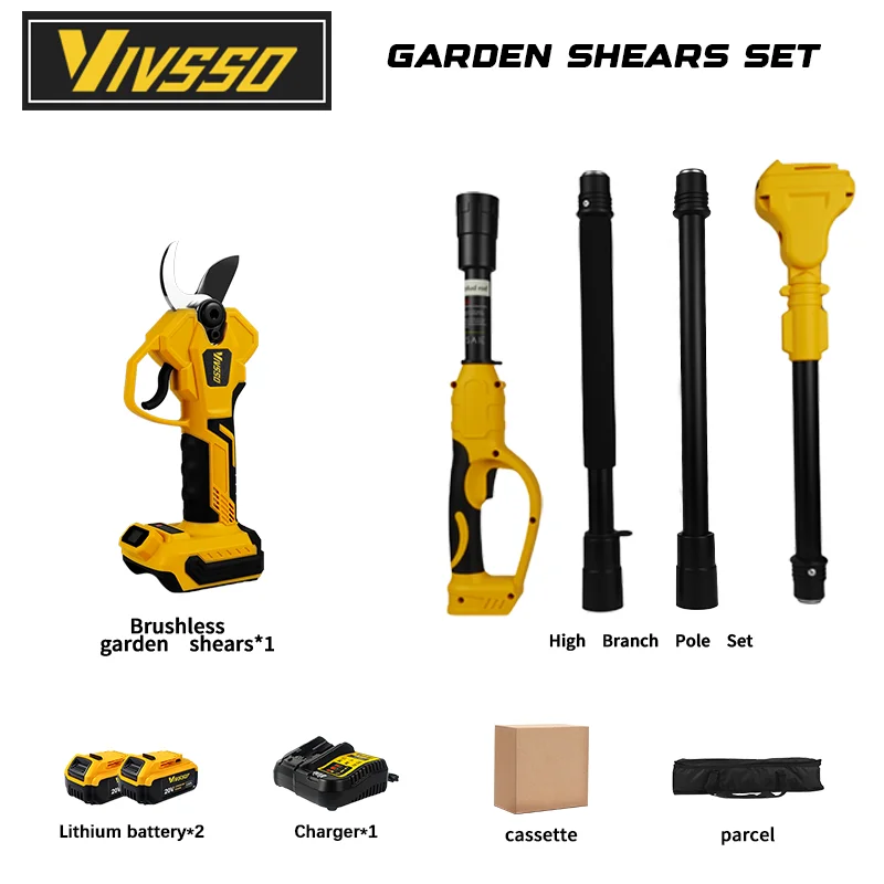 VIVSSO Бесщёточная электропила 6 дюймов 20В
VIVSSO Бесщёточная электропила 6 дюймов 20В