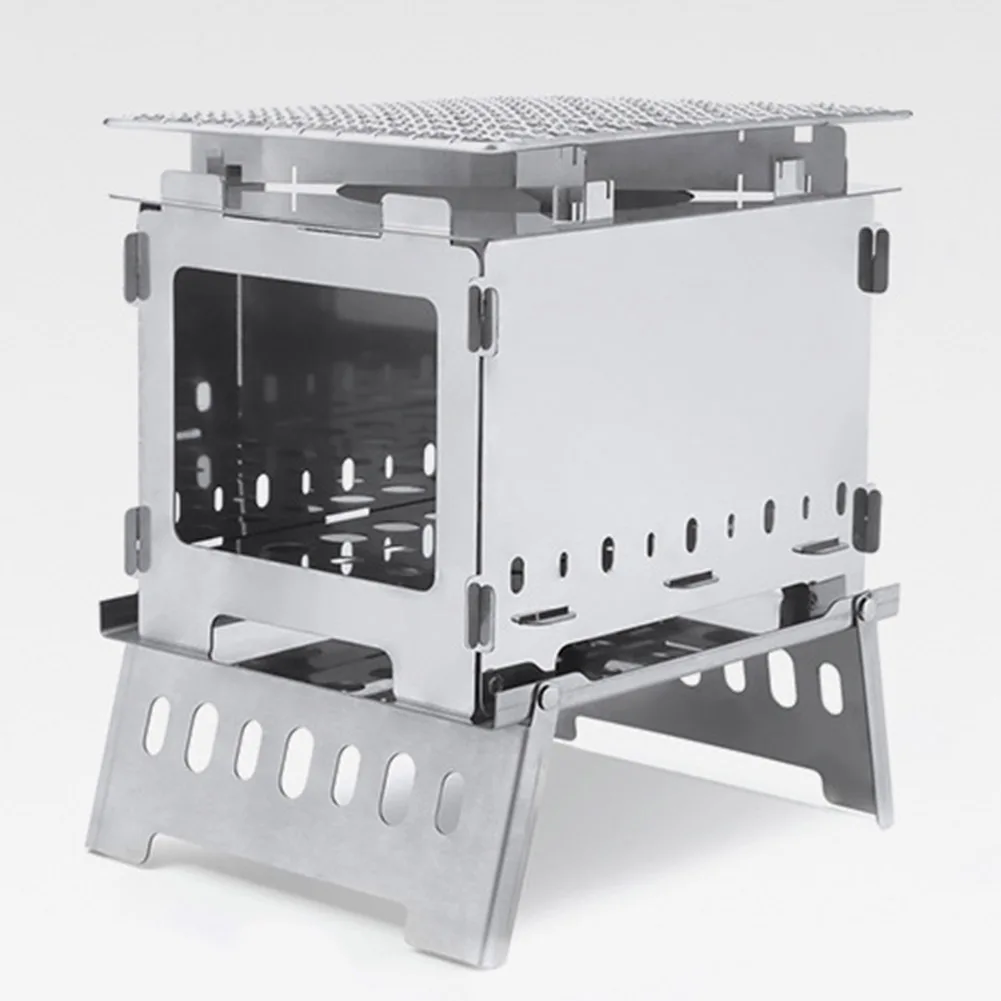 Outdoor Folding Firewood Stove Removable Portable Camping Cooking Barbecue Grill With Net Pocket Stove Camping Fishing Hiking
Outdoor Folding Firewood Stove Removable Portable Camping Cooking Barbecue Grill With Net Pocket Stove Camping Fishing Hiking