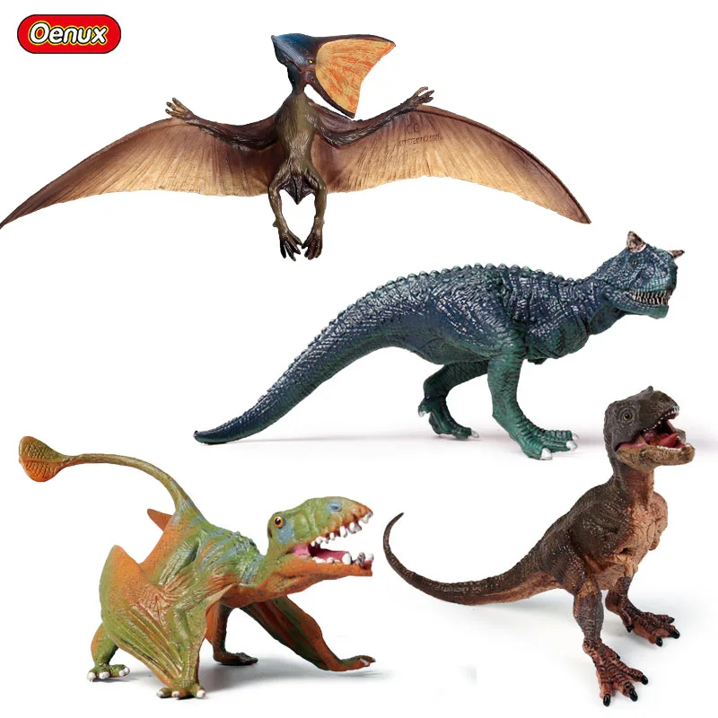 Oenux Prehistoric Jurassic Dinosaur Carnotaurus Figures Pteranodon Pterosauria T-Rex Cub Model Action Figures Dinossauro Toys
Oenux Prehistoric Jurassic Dinosaur Carnotaurus Figures Pteranodon Pterosauria T-Rex Cub Model Action Figures Dinossauro Toys