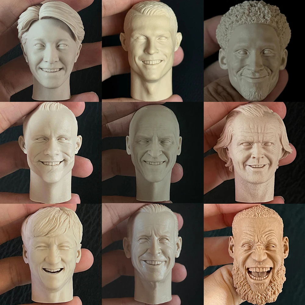 Unpainted 1/6 Scale Smile Face Male White Head Sculpt Stephen Chow Heath Hedger Joaquin Phoenix Jackie Chan Head Model
Unpainted 1/6 Scale Smile Face Male White Head Sculpt Stephen Chow Heath Hedger Joaquin Phoenix Jackie Chan Head Model