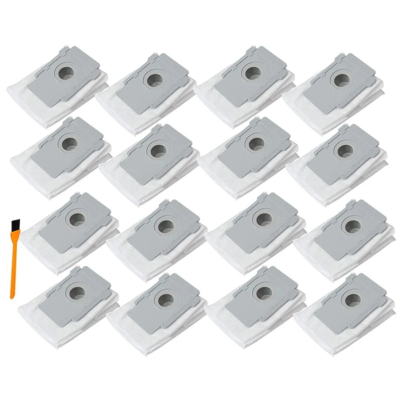 16 Pack Vacuum Bags for IRobot Roomba I7 I7+/I7 Plus E5 E6 E7 S9 S9+/S9 Plus Dirt Disposal Bags
16 Pack Vacuum Bags for IRobot Roomba I7 I7+/I7 Plus E5 E6 E7 S9 S9+/S9 Plus Dirt Disposal Bags