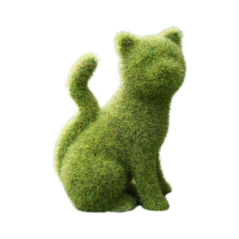 Moss Cat Statue Artificial Turf Grass Kitten Flocked Figurines Ornament for Home Office Desk Party
Moss Cat Statue Artificial Turf Grass Kitten Flocked Figurines Ornament for Home Office Desk Party
