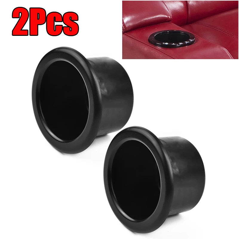 

Automotive Durable Practical Useful Car Cup Holder Water Recessed 2pcs Parts Seat Trailer Interior Replacement