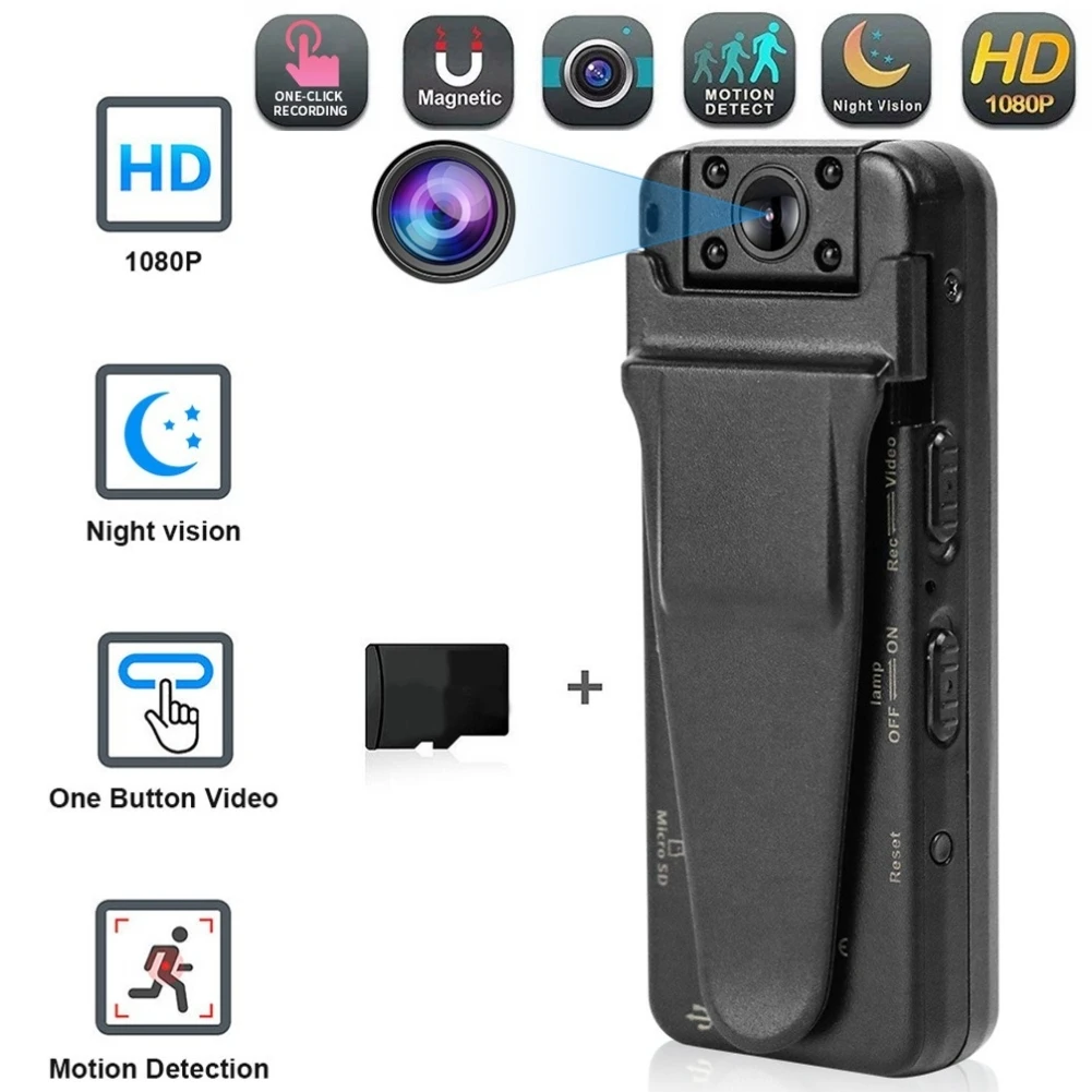 1/2pcs Body Worn Camera Wearable 1080P HD DVR Video Recorder Security Cam Micro Cam Pen Mini Camera Digital Motion Camcorder A8Z
1/2pcs Body Worn Camera Wearable 1080P HD DVR Video Recorder Security Cam Micro Cam Pen Mini Camera Digital Motion Camcorder A8Z