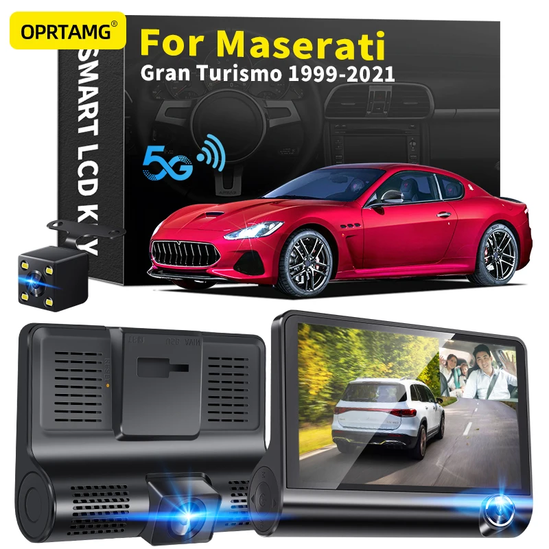 OPRTAMG Dash Cam Car DVR 3 Cameras Lens 4.0 Inch 1080P dashcam For Maserati Gran Turismo 1994 1996 1998 2000 2001 2008-2021 2022
OPRTAMG Dash Cam Car DVR 3 Cameras Lens 4.0 Inch 1080P dashcam For Maserati Gran Turismo 1994 1996 1998 2000 2001 2008-2021 2022