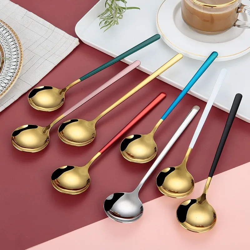 6pcs Soup Spoon Stainless Steel Ice Cream Spoons Set Coffee Mixing Tableware Western Style Dinnerware Dropshipping Wholesale
6pcs Soup Spoon Stainless Steel Ice Cream Spoons Set Coffee Mixing Tableware Western Style Dinnerware Dropshipping Wholesale