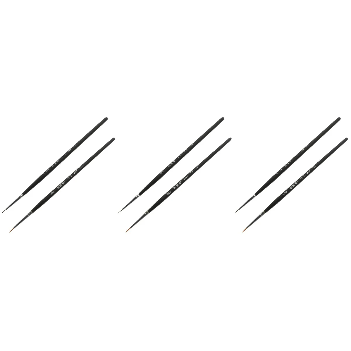 6 Pcs Detail Brushes Brush Set Artist Brushes Nylon Hair Painting Brushes Oil Painting Brushes 
6 Pcs Detail Brushes Brush Set Artist Brushes Nylon Hair Painting Brushes Oil Painting Brushes