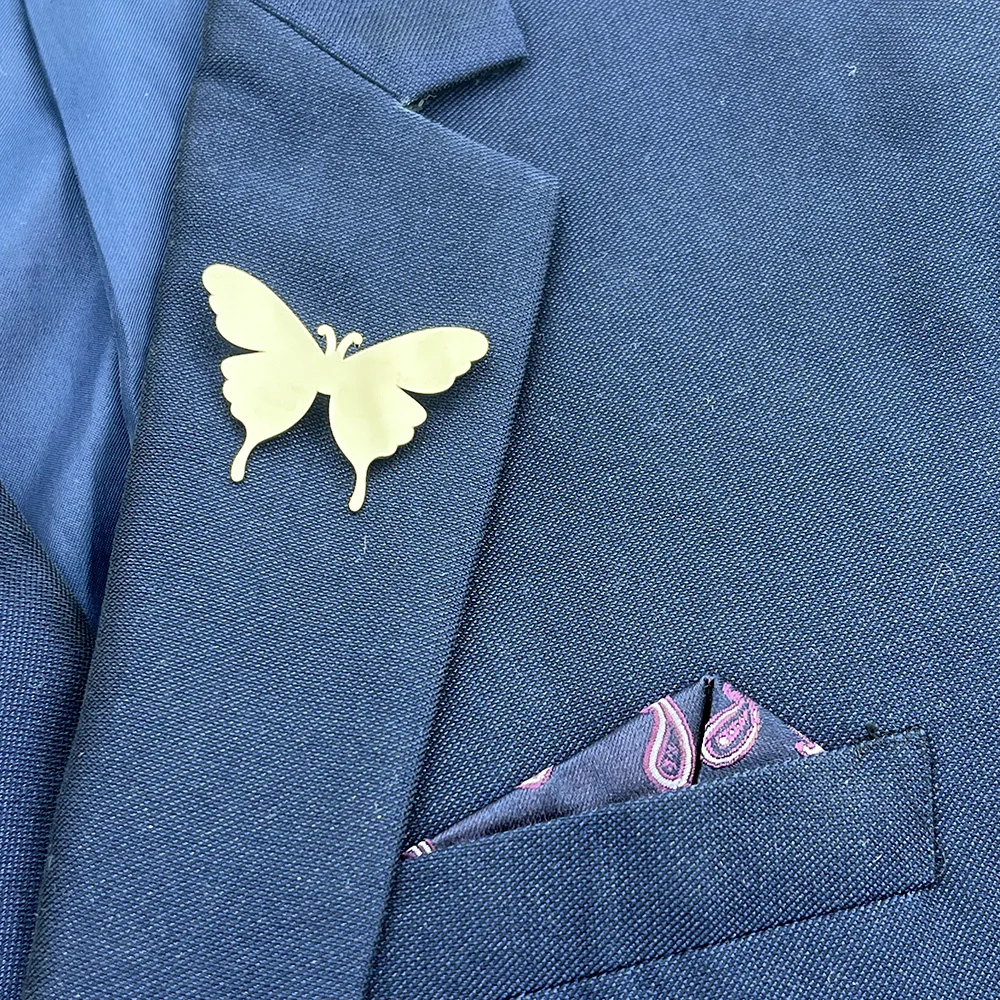High Quality Butterfly Brooch for Men Personality High Quality Stainless Steel Luxury French Shirt Male Brooch Beautiful Gift
High Quality Butterfly Brooch for Men Personality High Quality Stainless Steel Luxury French Shirt Male Brooch Beautiful Gift