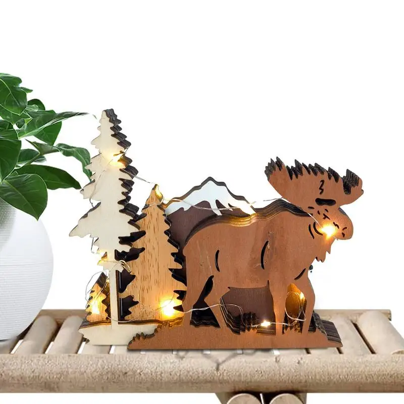 Деревянное украшение в виде животных с отверстиями, Рождественское украшение, статуэтка в виде лося, леса, настольное украшение, подарки
Деревянное украшение в виде животных с отверстиями, Рождественское украшение, статуэтка в виде лося, леса, настольное украшение, подарки