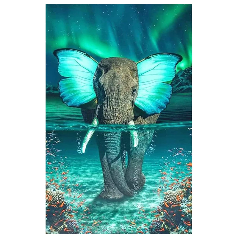 DIY Diamond Painting Blue Water Elephant Diamond Embroidery Animal Cross Stitch Mosaic Cross Stitch Handwork Puzzle Home Decor
DIY Diamond Painting Blue Water Elephant Diamond Embroidery Animal Cross Stitch Mosaic Cross Stitch Handwork Puzzle Home Decor